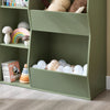 SoBuy KMB55 -K -GR Montessorian Βιβλιοπωλείο για παιδιά - Διοικητικά ράφια με 5 ανοιχτά διαμερίσματα - Βιβλιοθήκη από το έδαφος για πράσινο υπνοδωμάτιο 80x34x104 cm