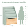 BookHop για παιδιά 60x34x57cm kmb91-gr (αντίγραφο)