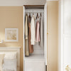 SoBuy KSB03-W Armadio 2 Ante Battenti Salvaspazio (immagine 6/12)