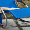 SoBuy Κήπος Deckair Rocking πολυθρόνα με headrest και ogs28-kb tascine