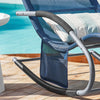 SoBuy Κήπος Deckair Rocking πολυθρόνα με προσκέφαλο και OGS28-NB Tascine
