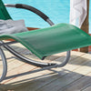 SoBuy Κήπος Deckair Rocking πολυθρόνα με headrest και ogs28-wd tascine