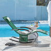 SoBuy Κήπος Deckair Rocking πολυθρόνα με headrest και ogs28-wd tascine