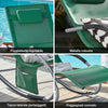 SoBuy Κήπος Deckair Rocking πολυθρόνα με headrest και ogs28-wd tascine