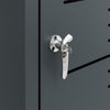 SoBuy OGS64-DG Copribidone doppio in acciaio zincato 240L per 2 bidoni (immagine 8/12)
