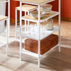 SoBuy Πίνακας με 4 σκαμνιά 100x60x87cm OGT11-WW (αντίγραφο)