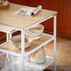 SoBuy Πίνακας με 4 σκαμνιά 100x60x87cm OGT11-WW (αντίγραφο)