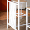 SoBuy Πίνακας με 4 σκαμνιά 100x60x87cm OGT11-WW (αντίγραφο)