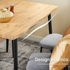 SoBuy OGT52-N Drust Table σετ 5 κομμάτια με 4 άνετες καρέκλες, συμπαγές τραπέζι κουζίνας για μικρούς χώρους, τραπέζι με καρέκλες ιδανικές για τραπεζαρία, κουζίνα, σαλόνι, μπαλκόνι και εξωτερικά έπιπλα