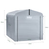 Sobuy Ανταλλακτικός καμβάς για γκαράζ για υπαίθριο αυτοκίνητο, κουρτίνα ποδηλάτων, κήπο, αδιάβροχο κουτί μοτοσικλέτας, αυτοκίνητα για αυτοκίνητα, μοτοσικλέτες και εργαλεία, ασήμι, 159x219x165cm SDA12-SIL