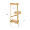 SoBuy Ρυθμιζόμενο ράφι 30x30x314cm KLS09-W (αντίγραφο)