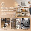 SoBuy Πλαϊνό καρότσι 110x45x92cm SVW18-F
