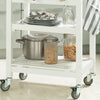 SoBuy Κουζίνα κουζίνα κουζίνα κουζίνα κουζίνα κουζίνα με τροχούς fkw16-ww
