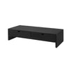 SoBuy Υποστήριξη για την Monitor PC Desk Organizer Desk Rialzo Black Monitor με 2 συρτάρια BBF02-SCHI