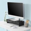 SoBuy Υποστήριξη για την Monitor PC Desk Organizer Desk Rialzo Black Monitor με 2 συρτάρια BBF02-SCHI