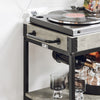 SoBuy Κουζίνα Tarley Saving House Corner Bar με κάτοχο πόρτας και γκρίζο δίσκο βιομηχανικού στυλ, FKW56-HG