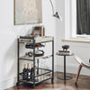 SoBuy Κουζίνα Tarley Saving House Corner Bar με κάτοχο πόρτας και γκρίζο δίσκο βιομηχανικού στυλ, FKW56-HG