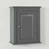 SoBuy Μπάνιο ή ντουλάπι τοίχου κουζίνας, L40*P18*A49cm, γκρι, FRG203-DG