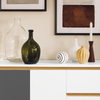 SoBuy Κουζίνα κινητό credenza κινητό μπουφέ μπουφέ σε μπουφέ κινητό παπούτσι πλευρικό μπάσο μπάσο μπάσο κινητό λευκό τηλεόραση 97x34x80cm fsb69-w