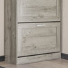 SoBuy Που πωλείται ράφι παπουτσιών με 2 Limelights Rubalte Saving Slim, 60x23x79cm, Gray, FSR137-HG