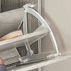 SoBuy Που πωλείται ράφι παπουτσιών με 2 Limelights Rubalte Saving Slim, 60x23x79cm, Gray, FSR137-HG