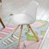 SoBuy Παιδική καρέκλα πολύχρωμη καρέκλα καρέκλα Baby White FST46-W