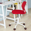 SoBuy Περιστρεφόμενη καρέκλα για καρέκλα γραφείου κόκκινο υπνοδωμάτιο ύψος 46-58cm fst64-r