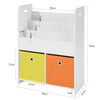 SoBuy Bookshop Montessorian για παιδιά Shepherds Holder φέρνει L58*P27*A76 CM KMB27-W