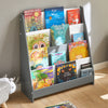 SoBuy Βιβλιοπωλείο Montessorian για παιδιά Shepherd Shepherdas Holder Holder Children's Bookcase Grey KMB32-HG
