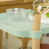 SoBuy Κουζίνα καροτσάκι καροτσάκι Carrier Carrier Carrier Carrier Kitchen With Wheels, Green, SVW06-Gr