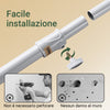 SoBuy Ρυθμιζόμενη γκαρνταρόμπα 244x27x270cm KLS03-HG
