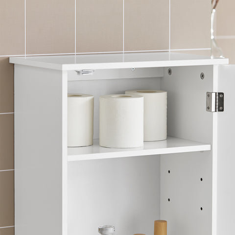 SoBuy Τοίχο τοίχου ή κουζίνα μπάνιου L40*P23*A52 cm, White BZR19-W