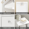 SoBuy Space-saving paper roll holder 23x20x100cm FRG177-W