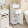 SoBuy BZR225-WN Mobile Bagno Salvaspazio su Ruote (immagine 5/12)