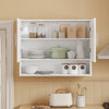 SoBuy BZR233-W Mobile pensile sospeso bianco moderno (immagine 10/12)