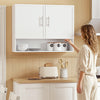 SoBuy BZR233-W Mobile pensile sospeso bianco moderno (immagine 12/12)