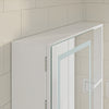 SoBuy BZR239-E-W Armadio specchio bagno con LED (immagine 4/12)