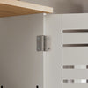 SoBuy Μπάνιο κρεμασμένο κρεμαστό ντουλάπι κουζίνας μπάνιου 2 ράφια τοποθετημένα με τοίχους BZR42-W