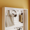 SoBuy FHK39-W Appendiabiti e Scarpiera da Terra Salvaspazio (immagine 5/12)