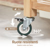 SoBuy Ξύλινο καρότσι 80x40x90cm FKW24-N