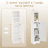 SoBuy Space-saving paper roll holder 23x20x100cm FRG177-W
