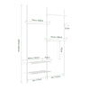 SoBuy Γκαρνταρόμπα 195x42x295cm FRG34-II-W