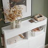 SoBuy FSR224-E-W Scarpiera Salvaspazio Bianca 4 Ante Ribaltabili (immagine 4/12)