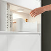 SoBuy FSR224-E-W Scarpiera Salvaspazio Bianca 4 Ante Ribaltabili (immagine 9/12)