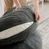 SoBuy FST100-DG Poltrona Relax con Schienale Regolabile e Poggiapiedi (immagine 11/12)