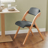 SoBuy Πτυσσόμενη καρέκλα, καρέκλα κουζίνας με κάθισμα και πλάτη πλάτης, καρέκλα γραφείου οξιάς, FST92-SG