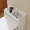 SoBuy FWT115-W Isola da cucina bianca con piano ribaltabile (immagine 5/12)
