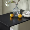 SoBuy Τοίχο τραπέζι πτυσσόμενο τραπέζι μαύρο τραπέζι κουζίνας με blackboard fwt20-sch