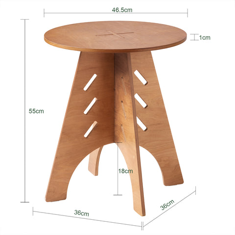 Τραπέζι καθιστικού φ46.5x54.5cm HFBT01-BR
