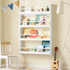 SoBuy Space-saving bookcase for children 80x12x118cm KMB08-W